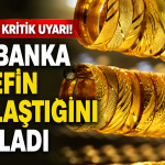 Altın İçin Kritik Uyarı! Dev Banka Hedefin Zorlaştığını Açıkladı