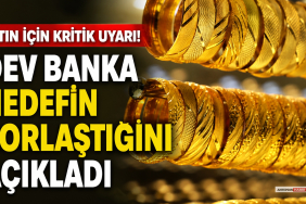 Altın İçin Kritik Uyarı! Dev Banka Hedefin Zorlaştığını Açıkladı