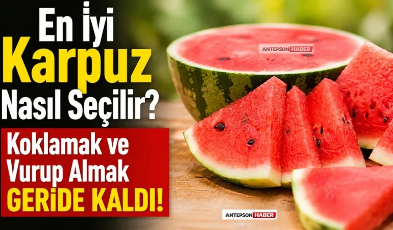 En İyi Karpuz Nasıl Seçilir