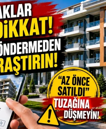 Ev Alacaklar Aman Dikkat! Kapora Göndermeden Önce Araştırın! ''Az önce satıldı''