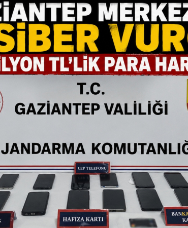 Gaziantep Merkezli Dev Siber Vurgun! 175 Milyon TL'lik Para Hareketi