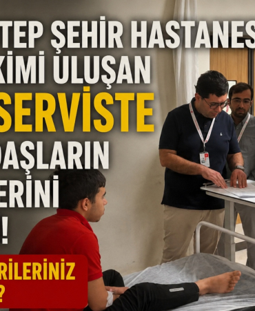 Gaziantep Şehir Hastanesi Başhekimi Uluşan Acil Serviste Vatandaşların Önerilerini Dinledi