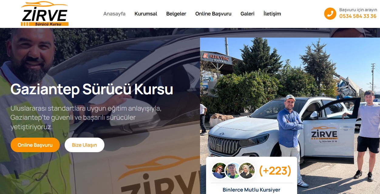 Gaziantep Sürücü Kursu