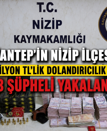 Gaziantep'in Nizip İlçesinde 300 Milyon TL'lik Dolandırıcılık İddiası_ 3 Şüpheli Yakalandı