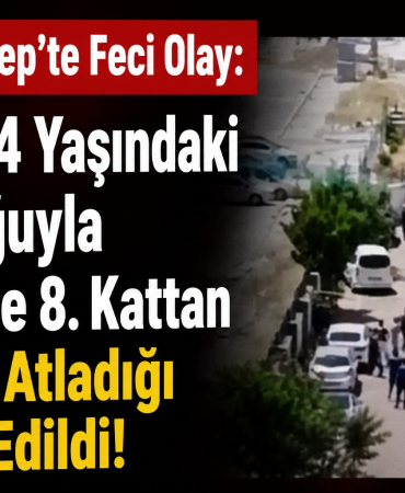 Gaziantep’te Feci Olay_ Anne 4 Yaşındaki Çocuğuyla Birlikte 8. Kattan Atladı