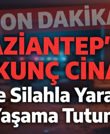 Gaziantep'te Korkunç Cinayet_ Evinde Silahla Yaralanan Kadın Yaşama Tutunamadı!