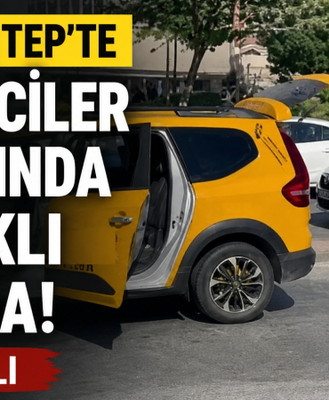 Gaziantep'te Taksiciler Arasında Bıçaklı Kavga!