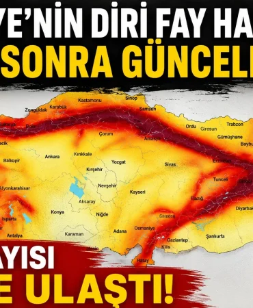 Türkiye'nin Diri Fay Haritası 13 Yıl Sonra Güncellendi! Fay Sayısı 700'e Ulaştı