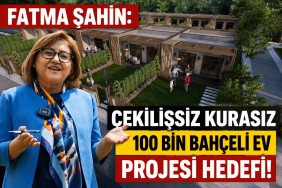 Fatma Şahin_ Çekilişsiz Kurasız 100 Bin Bahçeli Ev Projesi Hedefi!