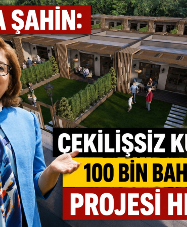 Fatma Şahin_ Çekilişsiz Kurasız 100 Bin Bahçeli Ev Projesi Hedefi!