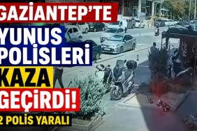 Gaziantep'te Yunus Polisleri Kaza Geçirdi!