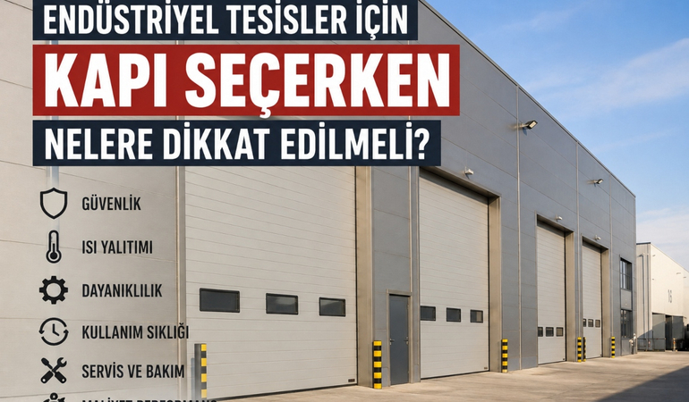 Endüstriyel Tesisler İçin Kapı Seçerken Nelere Dikkat Edilmeli