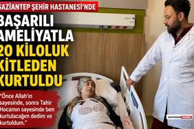Gaziantep Şehir Hastanesi'nde Başarılı Ameliyatla 20 Kiloluk Kitleden Kurtuldu