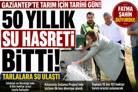 Gaziantep’te 50 Yıllık Su Hasreti Bitti!