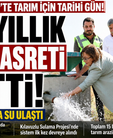 Gaziantep’te 50 Yıllık Su Hasreti Bitti!