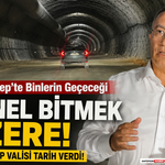 Gaziantep'te Binlerin Geçeceği Tünel Bitmek Üzere!