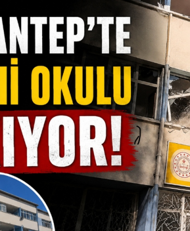 Gaziantep'te Tarihi Okulu Yıkılıyor!
