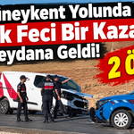 Güneykent Yolunda Çok Feci Bir Kaza Meydana Geldi! 2 Ölü
