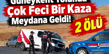 Güneykent Yolunda Çok Feci Bir Kaza Meydana Geldi! 2 Ölü