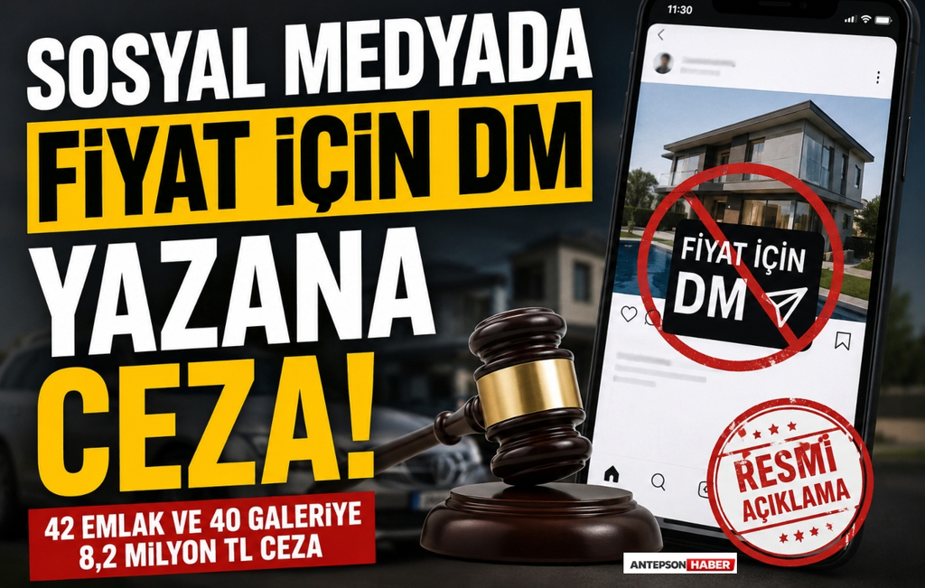 Sosyal Medyada Fiyat için DM Yazana Ceza!
