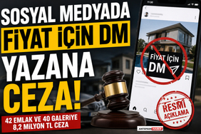 Sosyal Medyada Fiyat için DM Yazana Ceza!