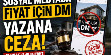 Sosyal Medyada Fiyat için DM Yazana Ceza!