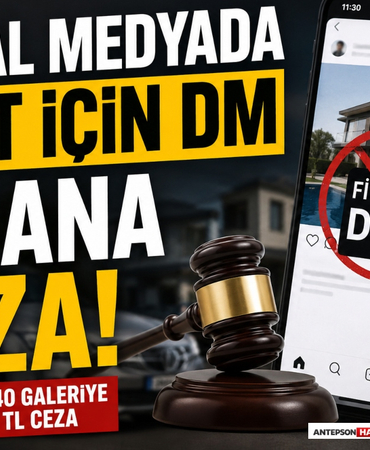 Sosyal Medyada Fiyat için DM Yazana Ceza!