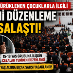 Suça Sürüklenen Çocuklarla İlgili Yeni Düzenleme Yasalaştı!