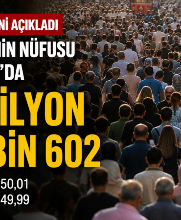 Türkiye'nin Yeni Nüfusu Belli Oldu! Kadınlar İlk Defa Yaklaştı!