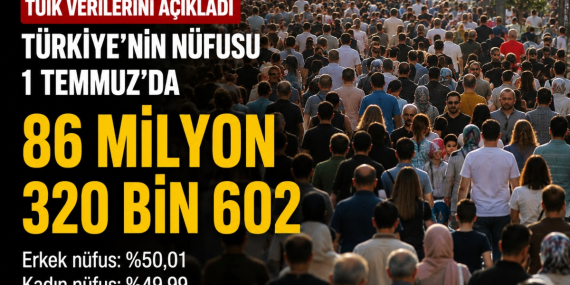 Türkiye'nin Yeni Nüfusu Belli Oldu! Kadınlar İlk Defa Yaklaştı!