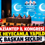 Gaziantep MHP İl Kongresi Büyük Heyecanla Yapıldı! Kılıç Başkan Seçildi!