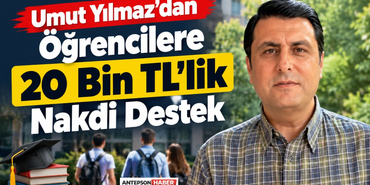 Umut Yılmaz'dan Öğrencilere 20 Bin TL'lik Nakdi Destek