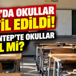 Urfa'da Okullar Tatil Edildi Gaziantep'te Okullar Tatil Mi