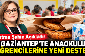 Fatma Şahin Açıkladı_ Gaziantep'te Anaokulu Öğrencilerine Yeni Destek