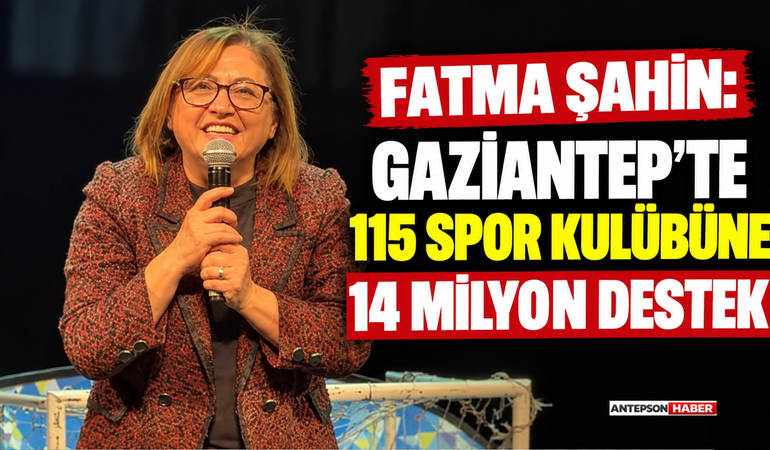 Fatma Şahin’den 14 Milyon Destek