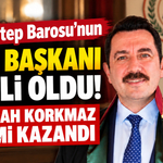 Gaziantep Barosu'nun Yeni Başkanı Belli Oldu! Melikşah Korkmaz Seçimi Kazandı