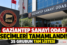 Gaziantep Sanayi Odası Seçimleri Tamamlandı! 35 Grubun Tam Listesi