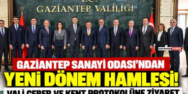 Gaziantep Sanayi Odası'ndan Yeni Dönem Hamlesi! Vali Çeber ve Kent Protokolüne Ziyaret