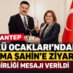 Gaziantep Ülkü Ocakları'ndan Fatma Şahin'e Ziyaret! İş Birliği Mesajı Verildi