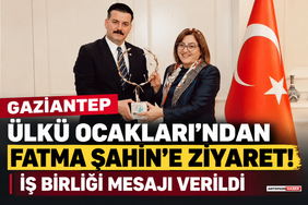 Gaziantep Ülkü Ocakları'ndan Fatma Şahin'e Ziyaret! İş Birliği Mesajı Verildi